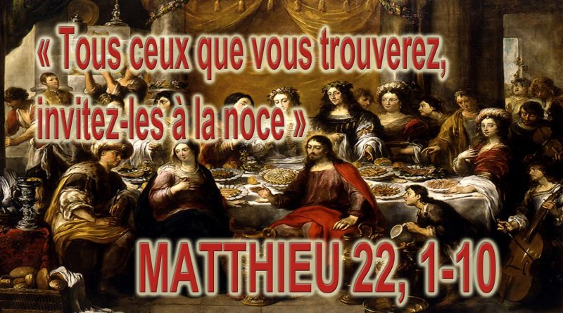 Matthieu 22, 1-10