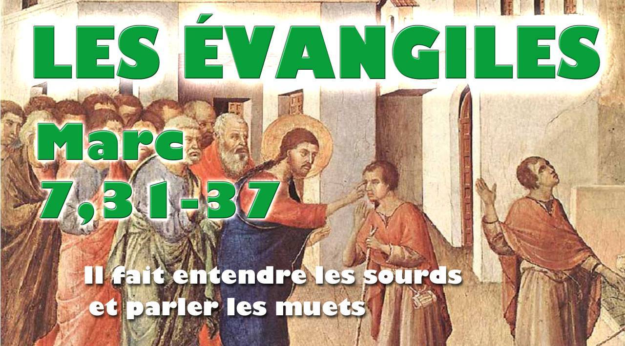 Jésus guérit le sourd et le muet