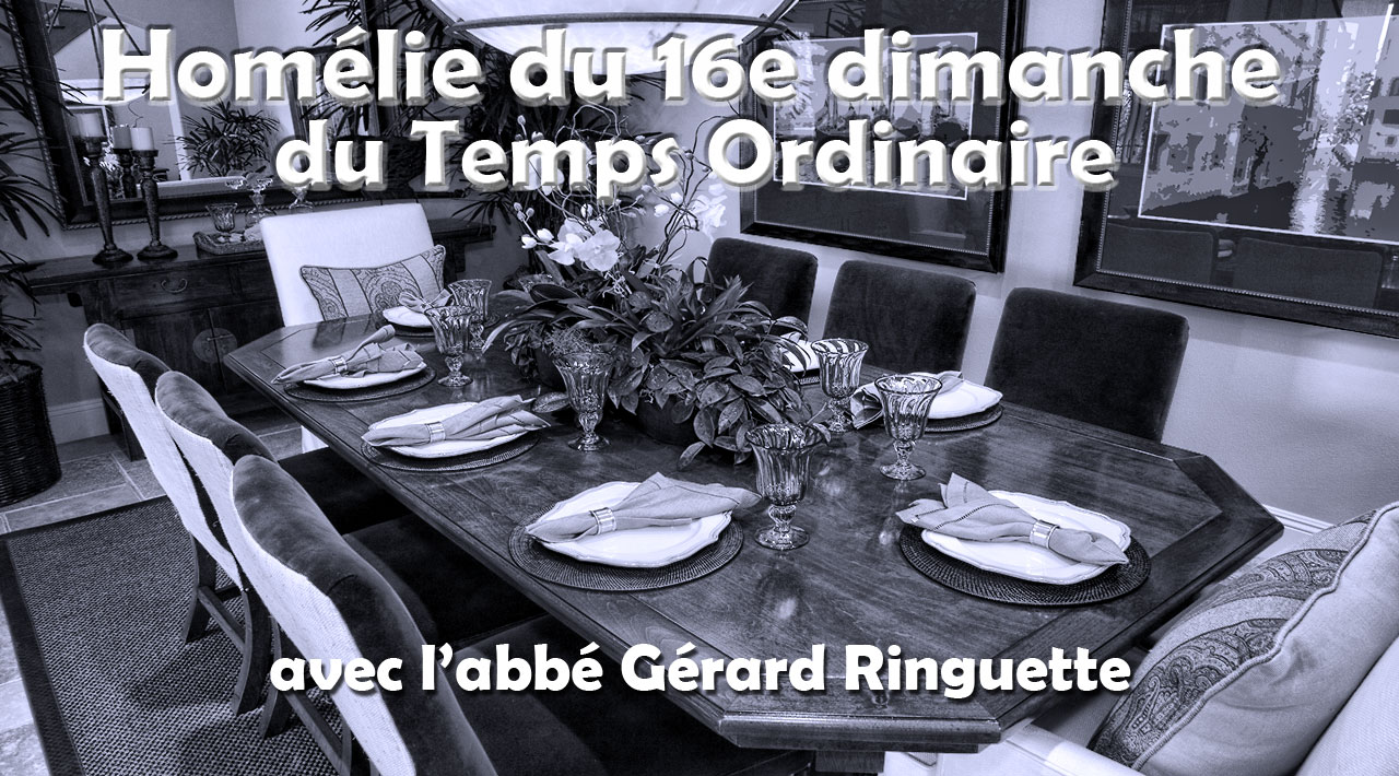 Une table sans invités
