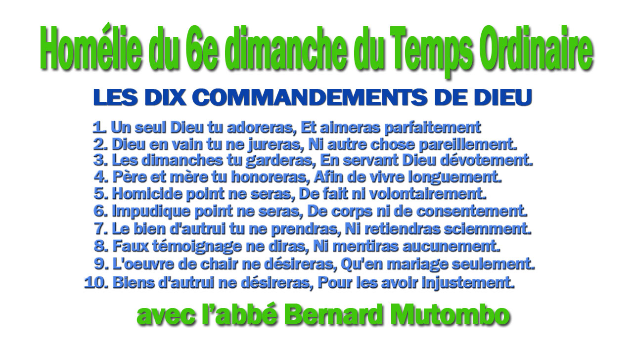 Les dix commandements