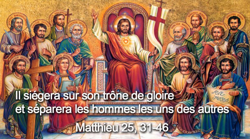 Évangile du Christ, Roi de l'Univers selon Matthieu