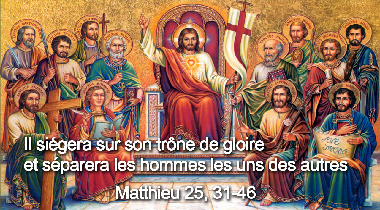 Évangile du Christ, Roi de l'Univers selon Matthieu