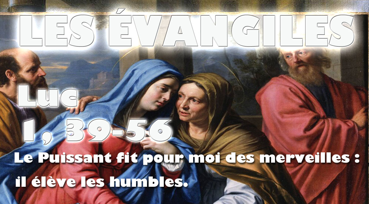 Quand Élisabeth entendit la salutation de Marie, l’enfant tressaillit en elle.