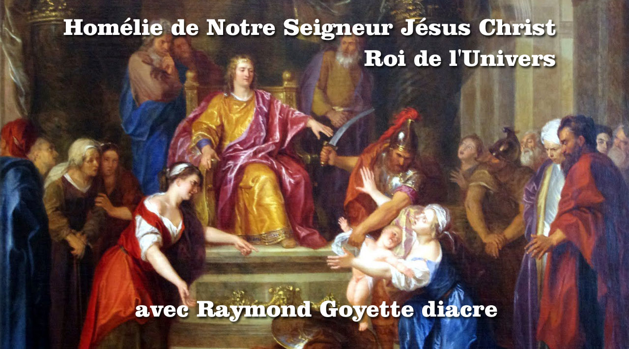 Le Roi Salomon rendant jugement.
